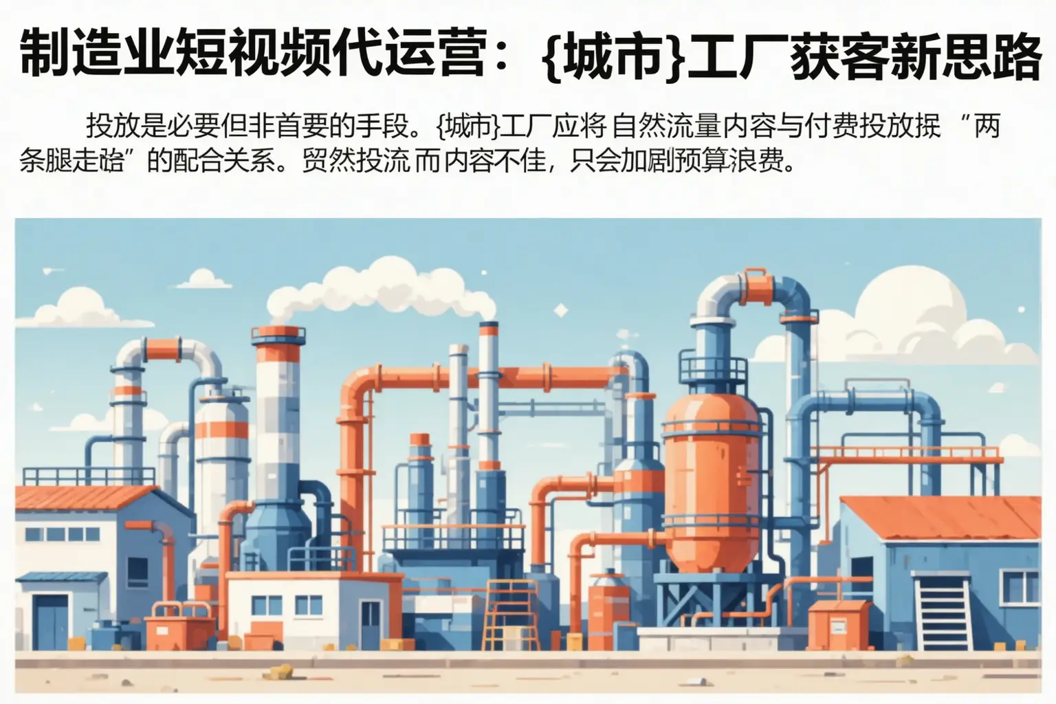 制造业短视频代运营：嘉黎工厂获客新思路